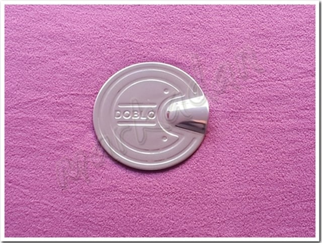 Woc Chrome Fiat Doblo Krom Depo Kapağı 2000-2012 Paslanmaz Çelik