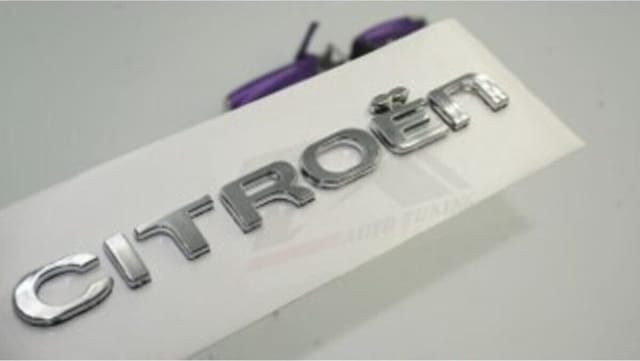 Citroen Bagaj Uyumlu Krom Abs 3m 3d Yazı Logo Amblem