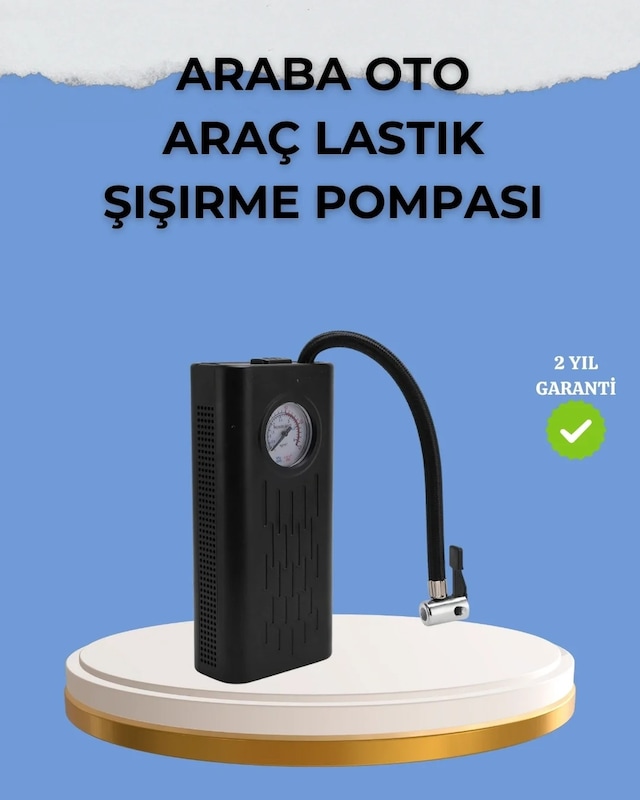 Ers Çok Fonksiyonlu Dijital Gösterge Elektrikli Lastik Pompası