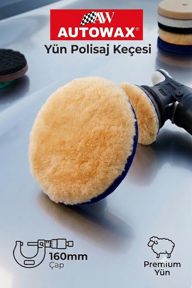 Autowax Yün Polisaj Keçesi 160 Mm