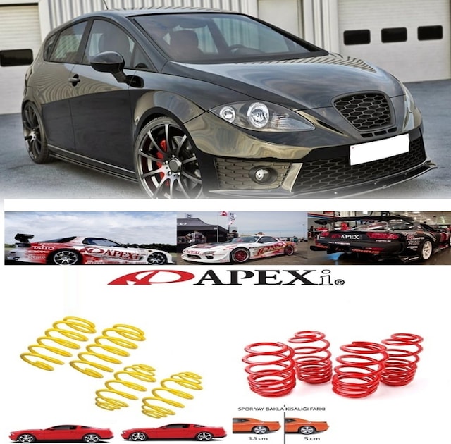 Seat Leon 2005-2009 Apexi 3.5 Cm Helezon Spor Yay