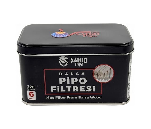 Şahin 6mm Balsa Pipo Filtresi 320 Adet 351245