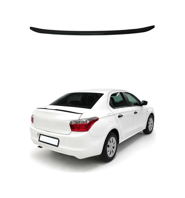 Citroen C Elysee 2012-2024 Arası Uyumlu Araca Özel Bagaj Spoileri Piano Siyah 1 Parça
