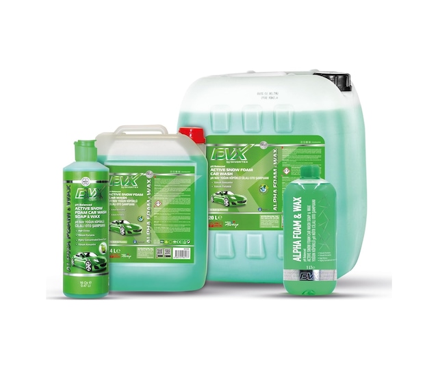 Alpha Foam Ph Nötr Cilalı Oto Şampuanı 1 Lt