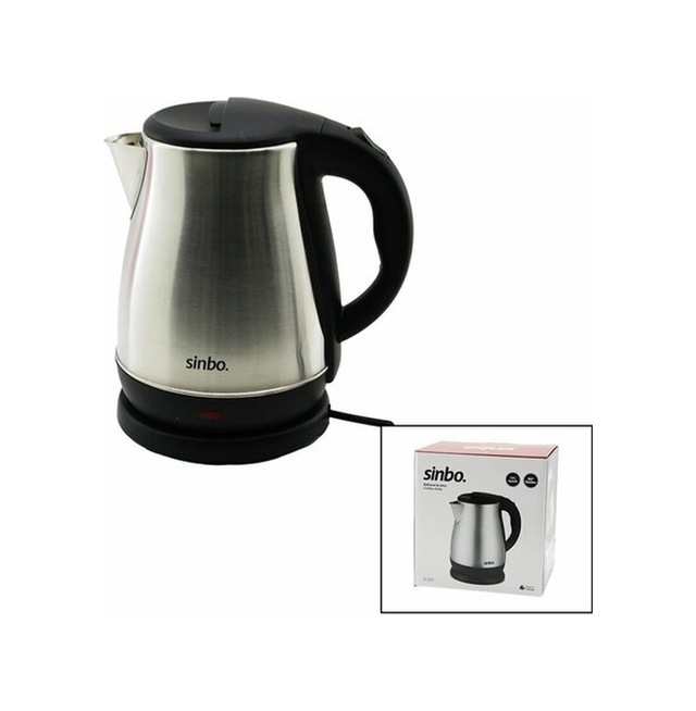 Çelik Kettle Su Isıtıcısı Kablosuz Kullanım 1.8lt 360 Dönebilme Otomatik Kapanma Sk-8028 5639