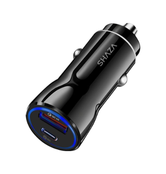 Shaza Sg3001 Pd20w Type-c + Qc3.0 Usb Araç İçi Şarj Adaptörü