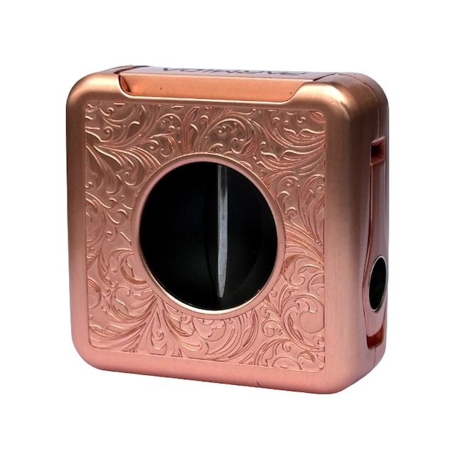 Parmida Rose Gold İşlemeli V-cut Puro Makası Kesici - Tr9082