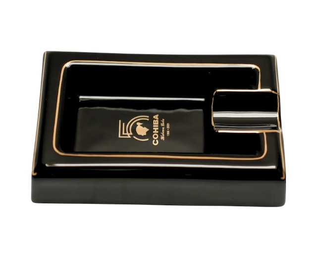 Cohiba 55. Yıl Özel Seri Siyah Gold Porselen Tekli Puro Küllüğü Tr10035