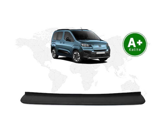 Fiat Doblo Arka Tampon Eşiği Mat Siyah 2024 Model Ve Sonrası