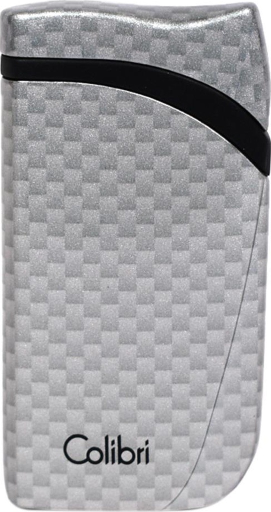 Colibri Falcon Karbon Desenli Gümüş Puro Çakmağı