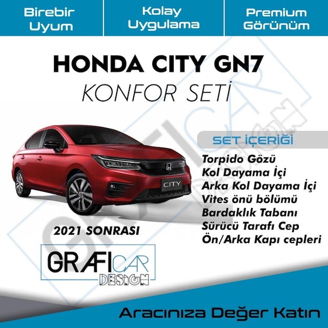 Honda City Gn7 - Araç Içi Ses Kumaş Kaplama-Konfor Seti