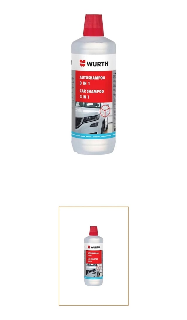 Würth Araç Şampuan 3 Etki 1 Arada