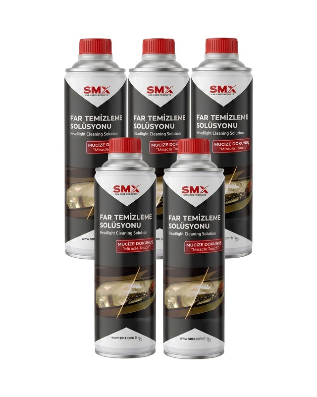Buharlı Far Temizleme Solüsyonu 650 Ml 5 Adet