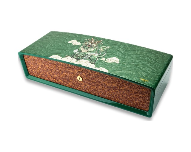 Lubinski Dragon Humidor Puro Kutusu Yeşil Lake 150s