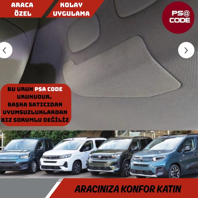 Rifter-berlingo-proace City-doblo-opel Cam Tavanlı Ara Bölme Demi