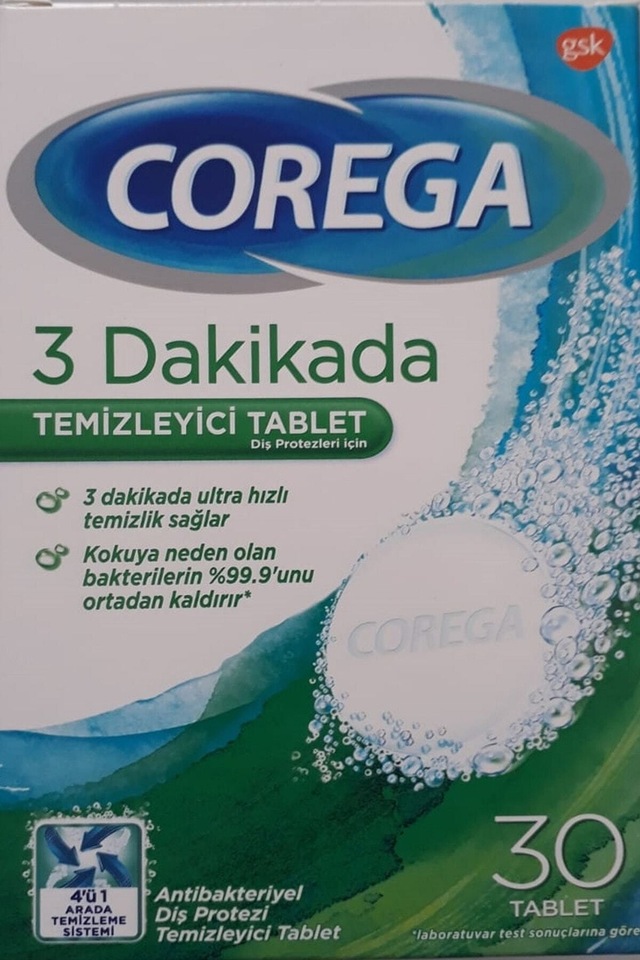 Diş Protezleri Için Temizleyici Tablet 30'lu