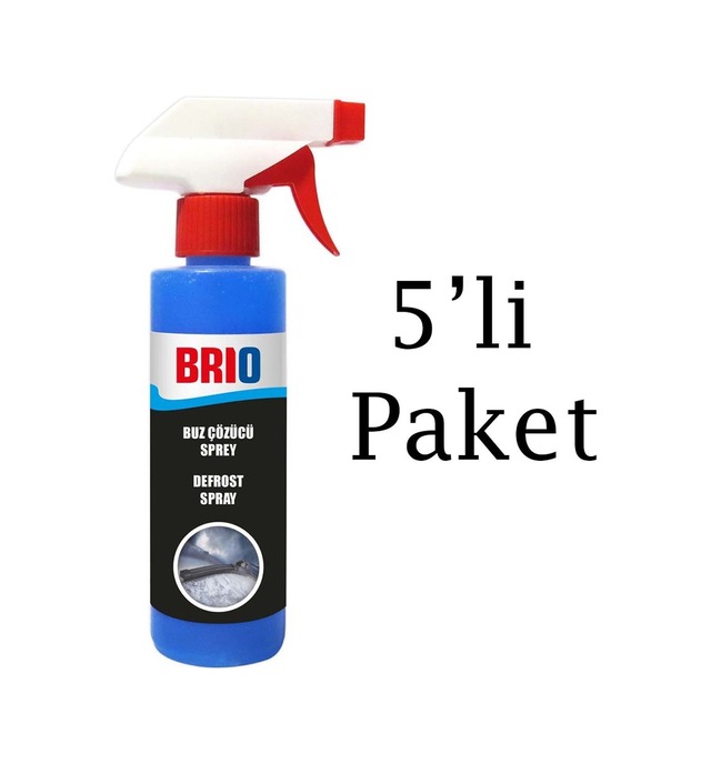 Brio Buz Çözücü Sprey 250 Ml 5'li Paket