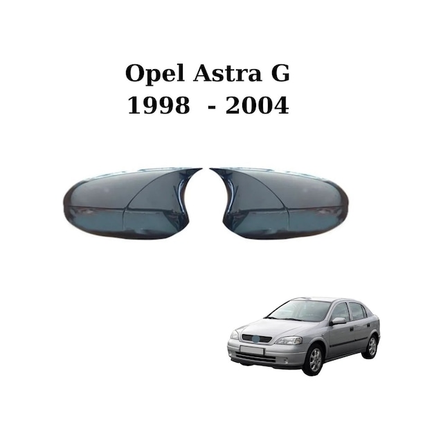 Opel Astra G 1998 1999 2000 2001 2002 2003 2004 Uyumlu Araca Özel Yarasa Batman Piano Black Ayna Kapağı Takımı