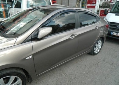 Hyundai Accent Blue Mugen Cam Rüzgarlığı Blue Cam Rüzgarlığı 4Lü