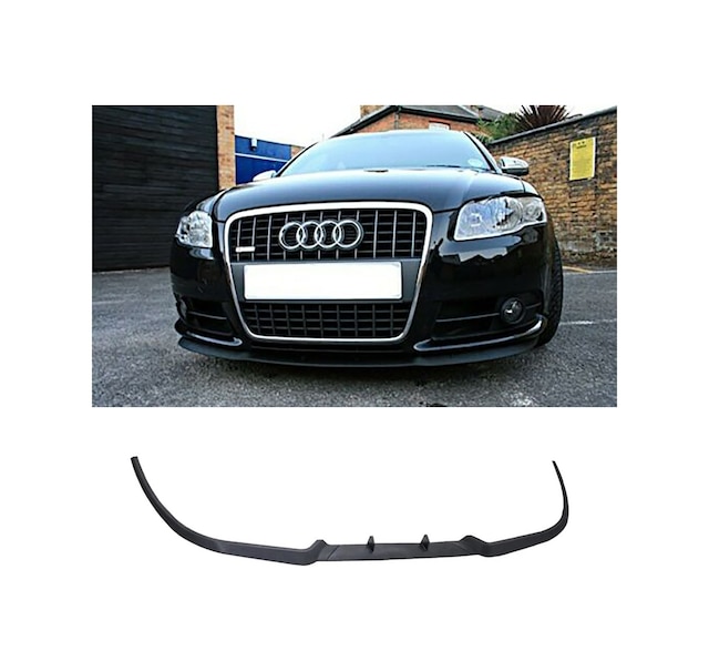 Audi A4 S4 B7 Ön Lip Mat Siyah Ön Tampon Lip