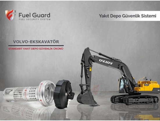 Volvo Ekskavatör-Kepçe Yakıt Depo Koruma Cihazı