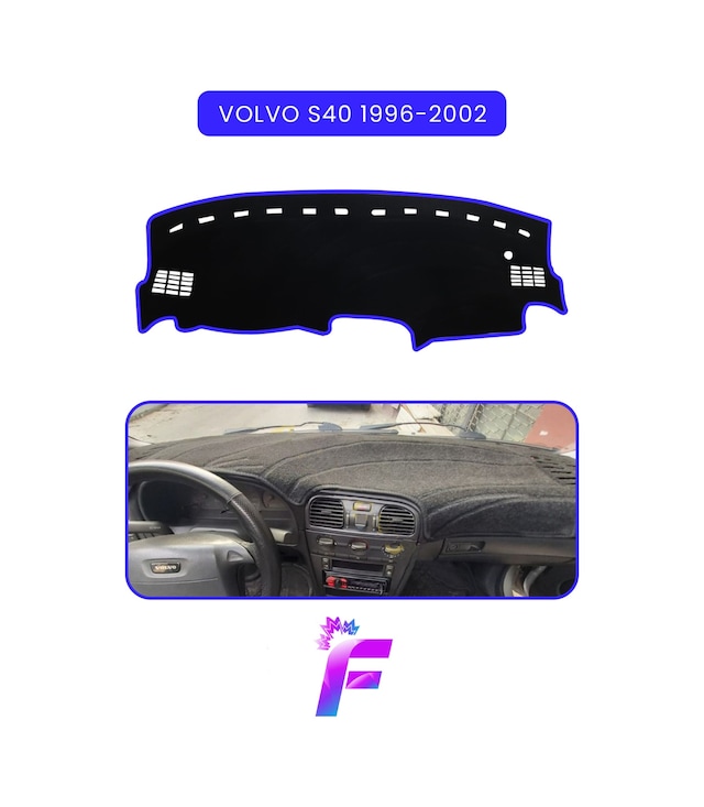 Volvo S40 1996-2002 Torpido Örtüsü Güneşten Korur Kolay Montaj Tam Uyum Tam Koruma C59 Torpido Halısı