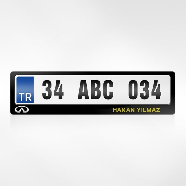 Kişiye Özel Isimli Infiniti Logolu Plakalık 264845254