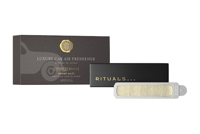 Rituals Velvet Oudh Holder + 2 X Refills 3g Luxury Car Air Freshener