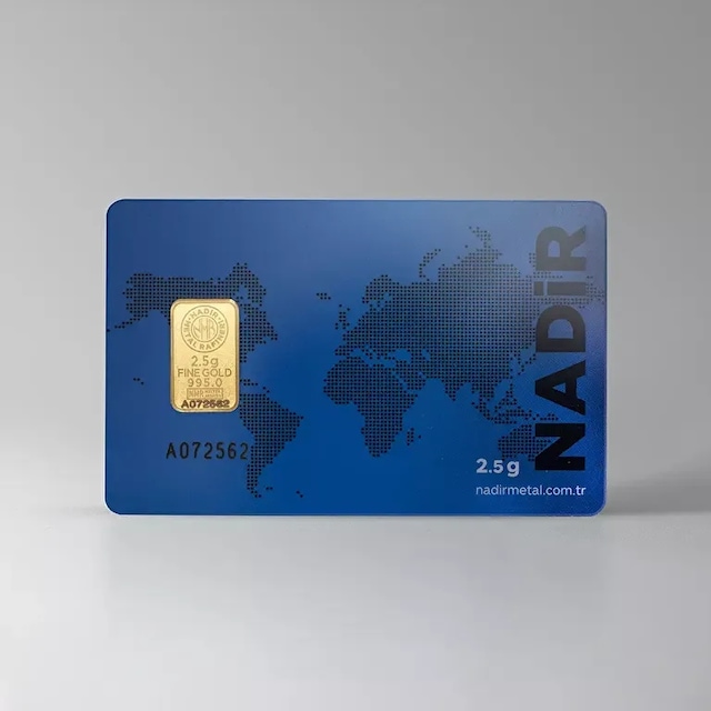 Nadir Gold 2.5 Gram 24 Ayar Külçe Altın Emmagold