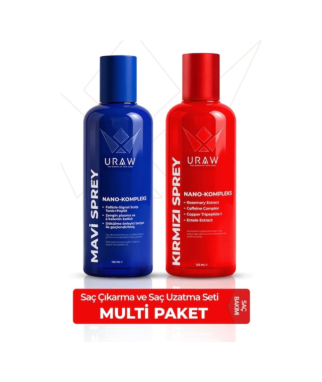 Mavi & Kırmızı Sprey Seti Multi Paket