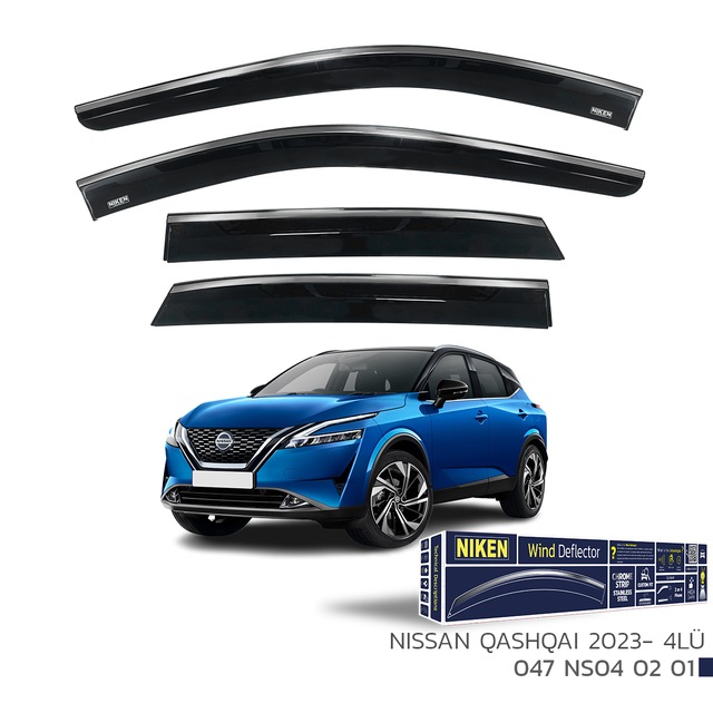 Nissan Qashqai Kromlu Cam Rüzgarlığı Niken 2023 Sonrası