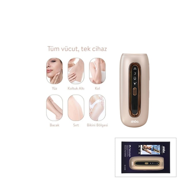 Ipl 3in1 Buz Lazer Epilatör - Epilasyon Cihazı 9 Kademe - Lcd Ekran Tüm Vücut Uygun Sel-6048 5691
