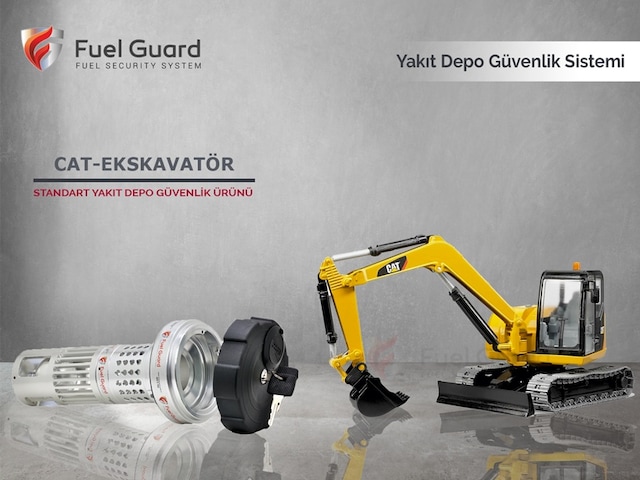 Caterpillar Ekskavatör-Kepçe Yakıt Depo Koruma Cihazı