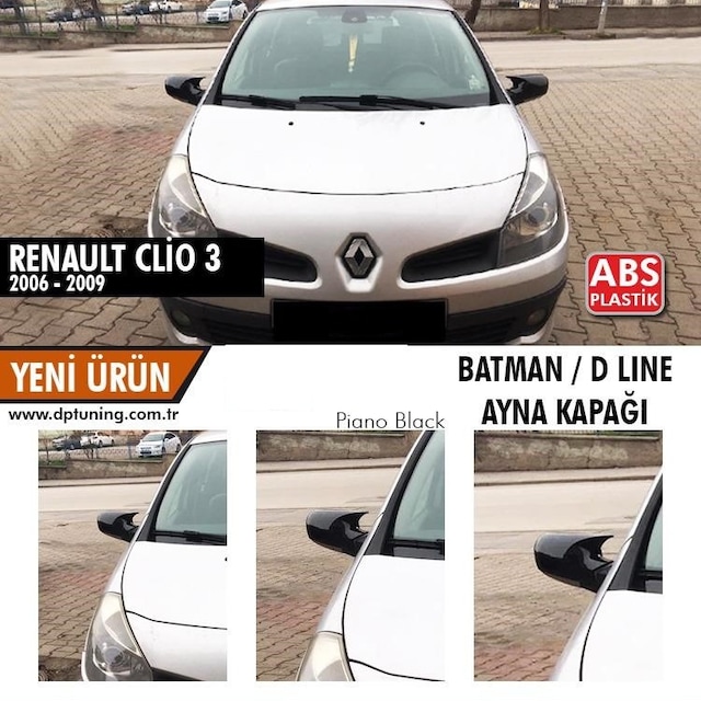 Renault Clio 3 Yarasa Ayna Kapağı Batman Ayna 2006-2009 Arası