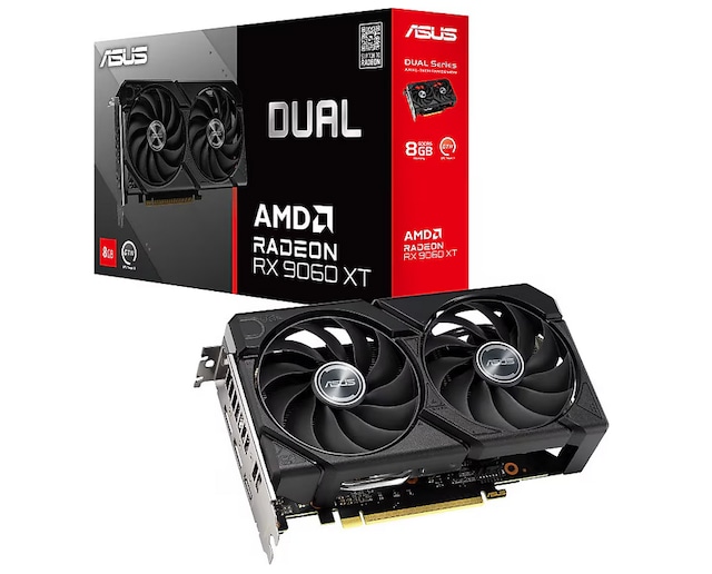 Asus Rx 9060 Xt Dual Dual-rx9060xt-8g 128 Bit Gddr6 8 Gb