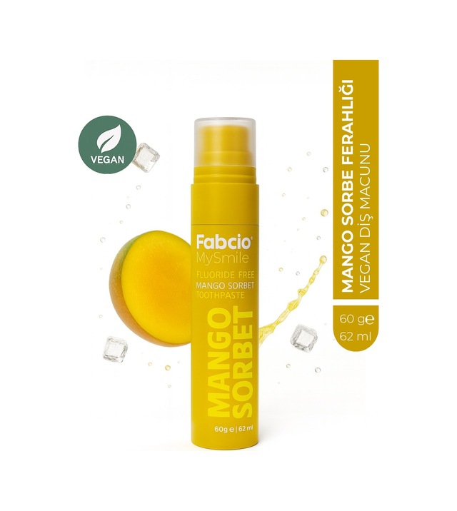 Fabcio Mysmile Florürsüz Diş Macunu Mango Sorbe Ferahlığı Tam Koruma