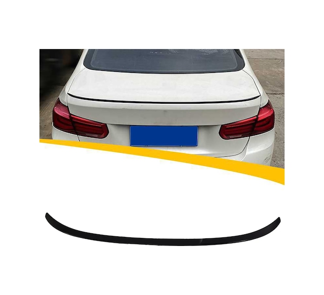 Bmw F30 M3 Bagaj Üstü Spoiler Parlak Siyah Spoyler Plastik İthal