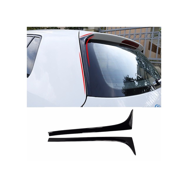 Volkswagen Golf 7 Spoiler Kenar Çıtası Parlak Siyah