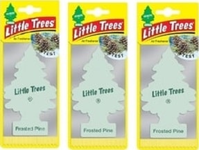 Little Trees 3'Lü Set Frosted Pine - Buzlu Çam Oto Kokusu