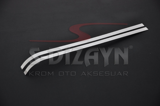 S-Dizayn Peugeot Partner Tepee Krom Sürgülü Kapı Çıtası 2 Prç 200