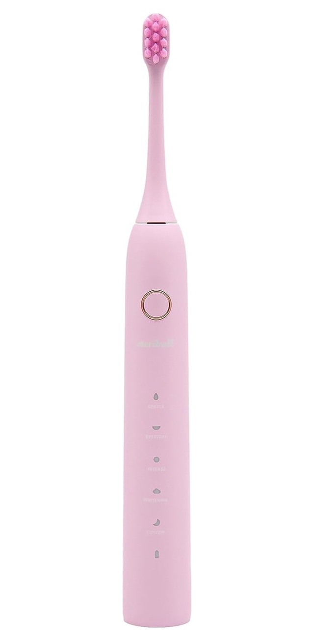 Elektrikli Diş Fırçası Pembe - 5 Farklı Mod Değiştirilebilir Fırça Başlığı Type-c Şarj Diğer