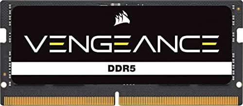 Corsair Vengeance SODIMM DDR5 24GB 1x24GB 5600MHz CL48 Intel XMP 3.0 Black CMSX48GX5M2A5600C48
