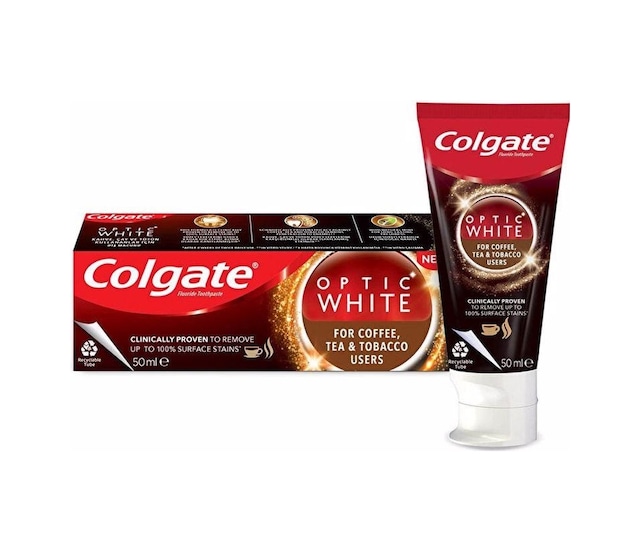 Colgate Optic White Kahve Çay ve Tütün Kullananlar İçin Diş Macunu 50 ML
