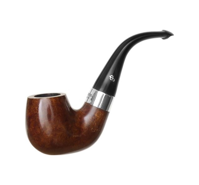 Peterson Kildare Silver Mounted 221 9mm. Filtreli Vulcanite Saplı Pipo 206510