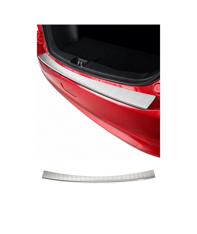Mitsubishi Asx I 2010-2023 Uyumlu Krom Arka Tampon Eşiği Paslanmaz Çelik Taşlı Mat