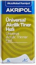 Akzonobel Akrilik Tiner Yavaş 1 Litre