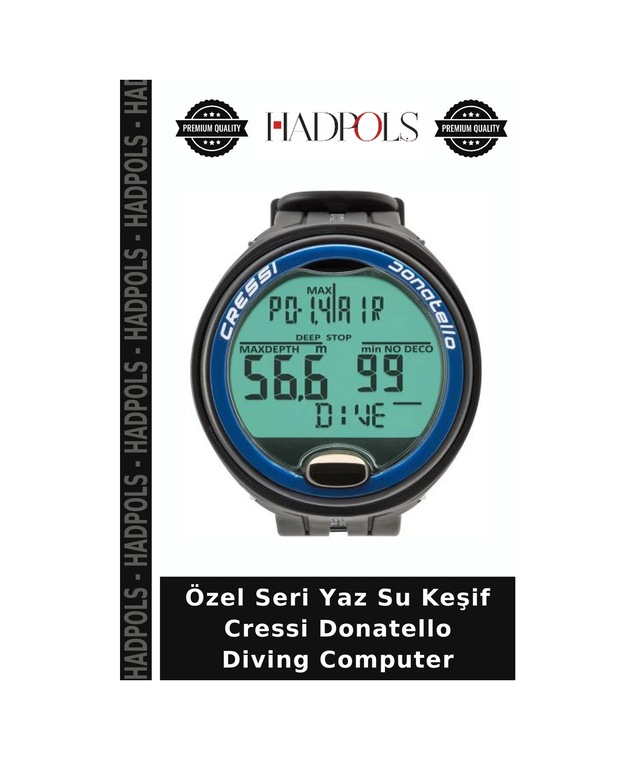 Özel Seri Yaz Su Keşif Cressi Donatello Diving Computer Black-black