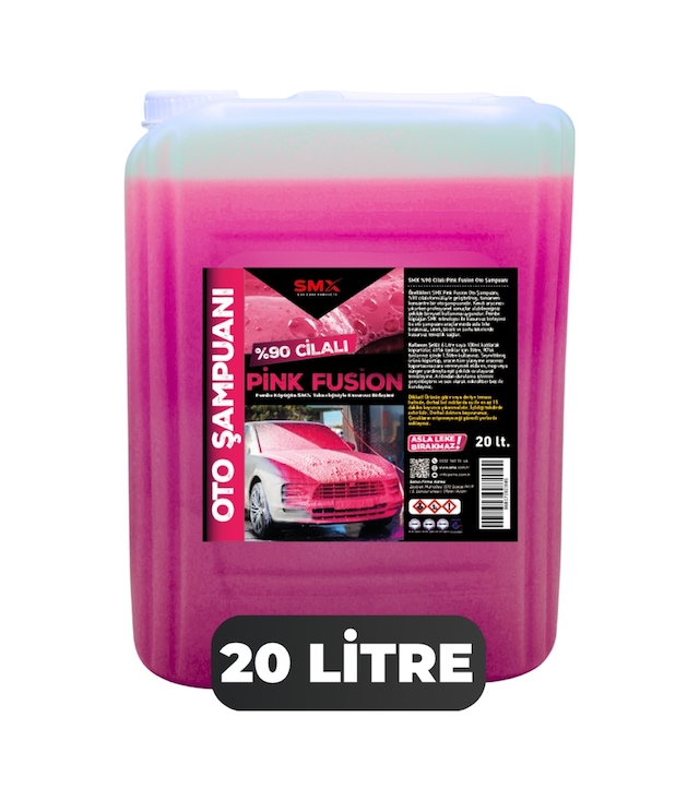 Smx %90 Cilalı Pink Fusion Oto Şampuanı 20 Lt