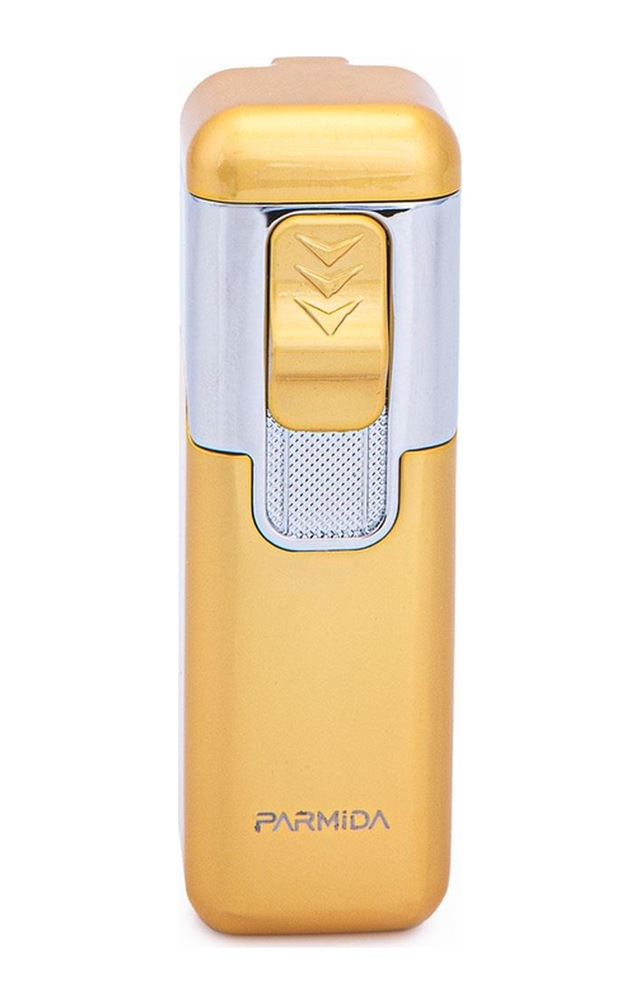 4 Torch Sarı-gümüş Metal Puro Çakmağı - Tr7222