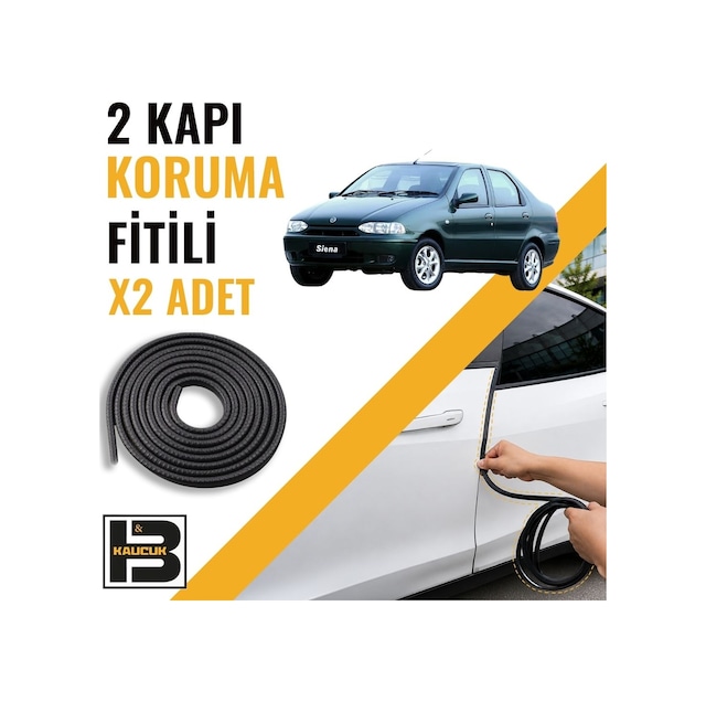 Fiat Siena Kapı Koruma Fitili-iki Kapı-siyah-bm1255